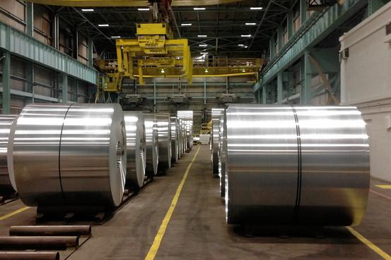 A view of motorcycles in production with the addition of magnesium - of which there were oncoming shortages predicted for 2021