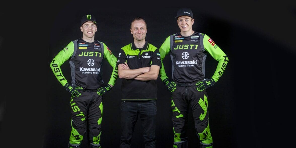 the MXGP team Kawasaki doe 2022