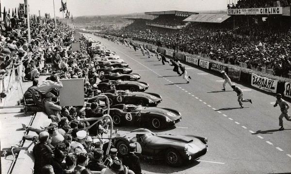 A view of the 1955 Le Mans accident