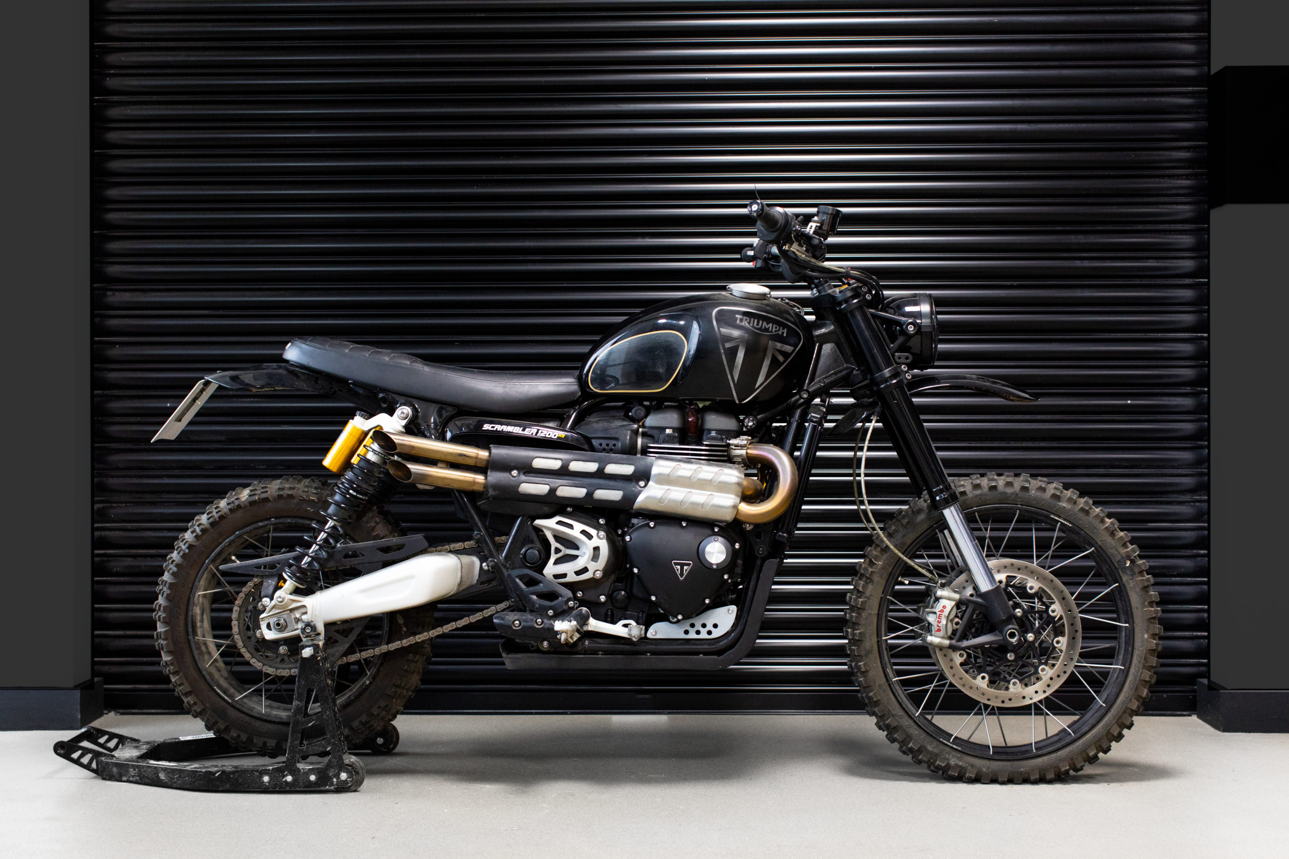 Triumph Scrambler 1200 from No Time to Die on Sale as an NFT