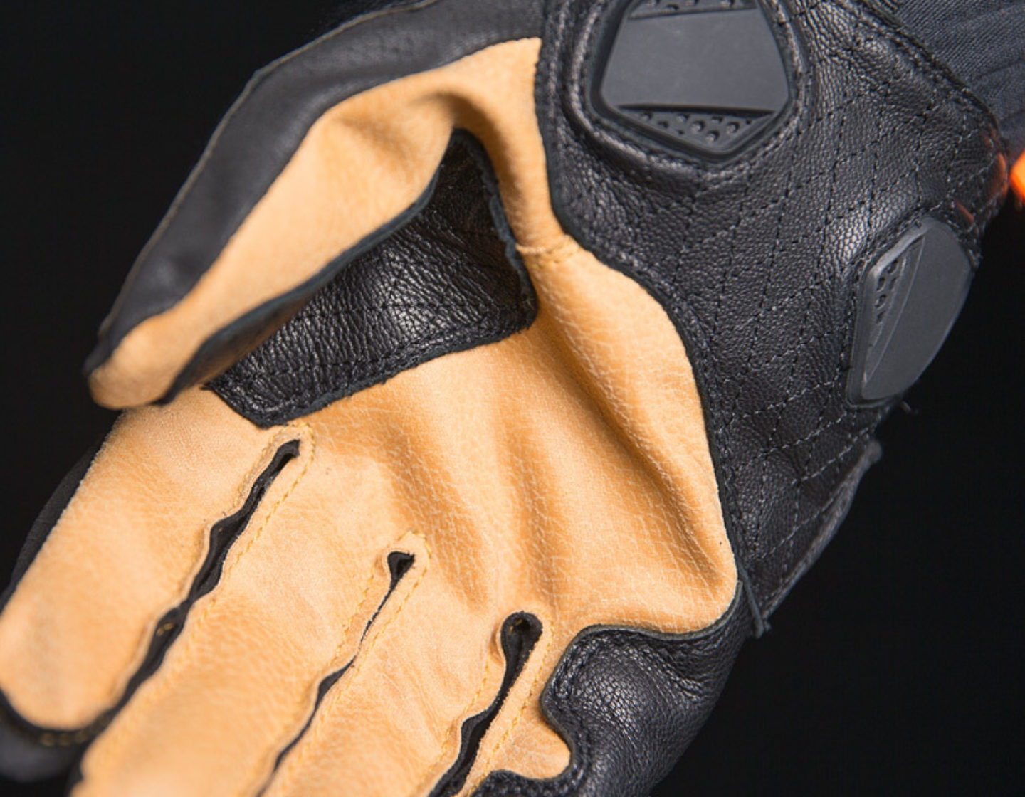 Spada Wyatt Motorcycle Motorbike Short Leather Summer Glove For Men's 