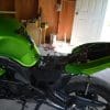 Kawasaki Ninja 650 with the seat removed