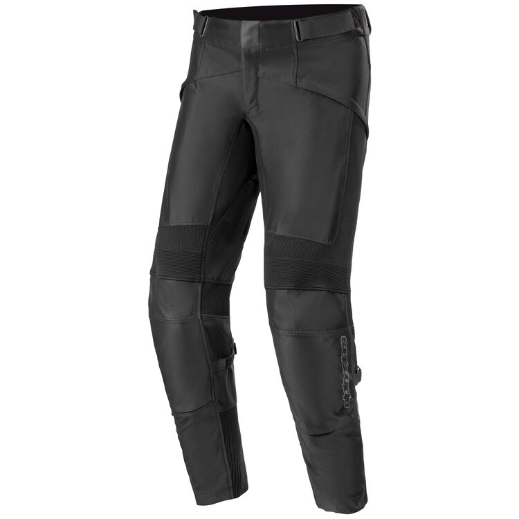 Black/Grey 5XL-Tall Motorcycle Textile Riding Pants with Removable CE Armor 