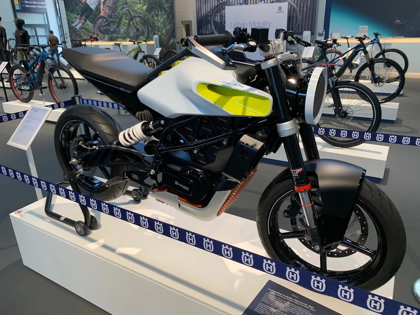 A view of the Husqvarna Electric E-Pilen Concept