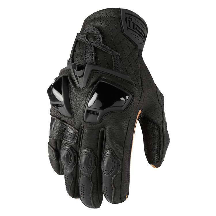 RST RST Shortie Motorcycle Bike Leather Waterproof CE Gloves Black 
