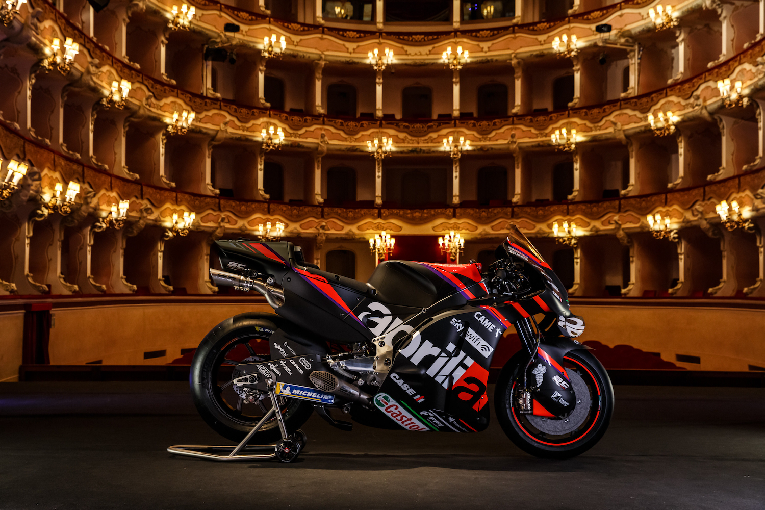 A view of Aprilia Racing's Team, raring to go for the 2022 racing season