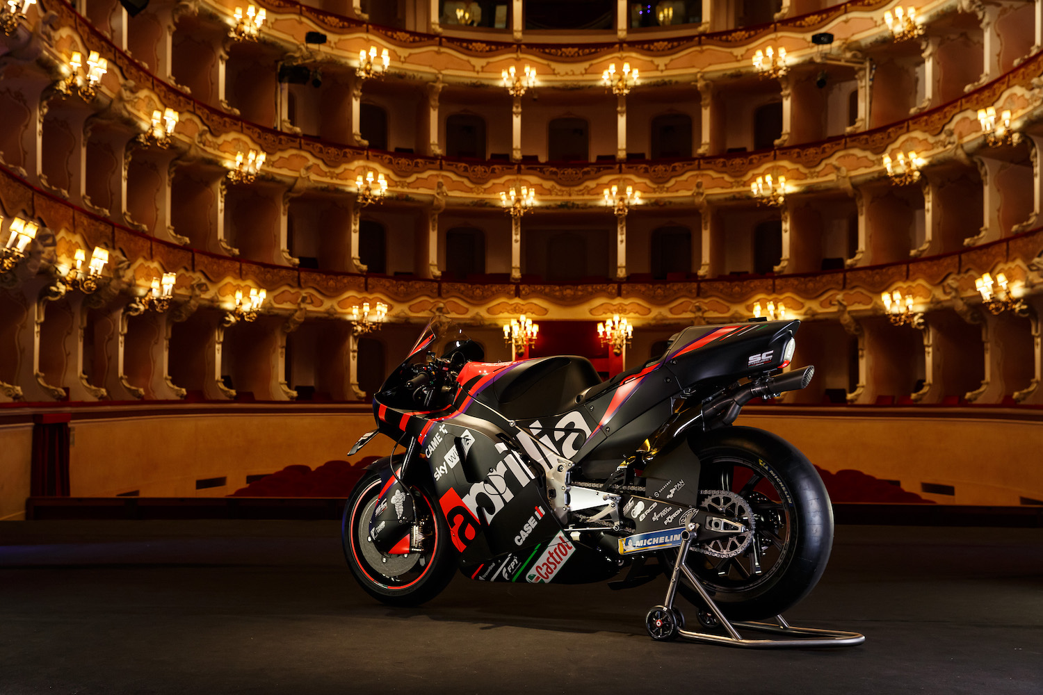 A view of Aprilia Racing's Team, raring to go for the 2022 racing season