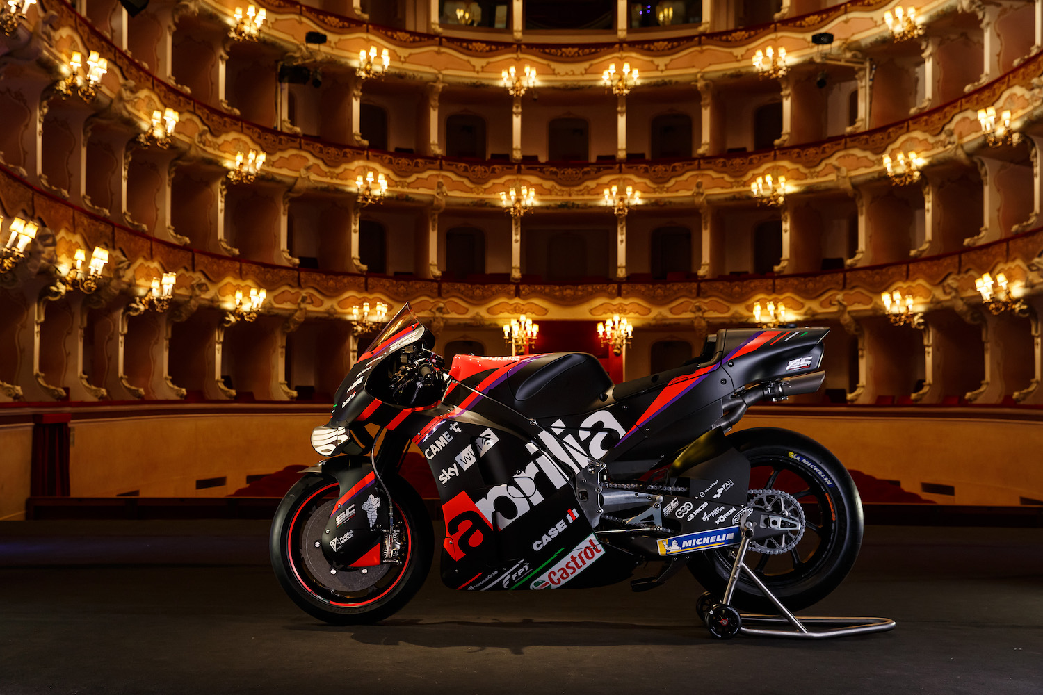 A view of Aprilia Racing's Team, raring to go for the 2022 racing season