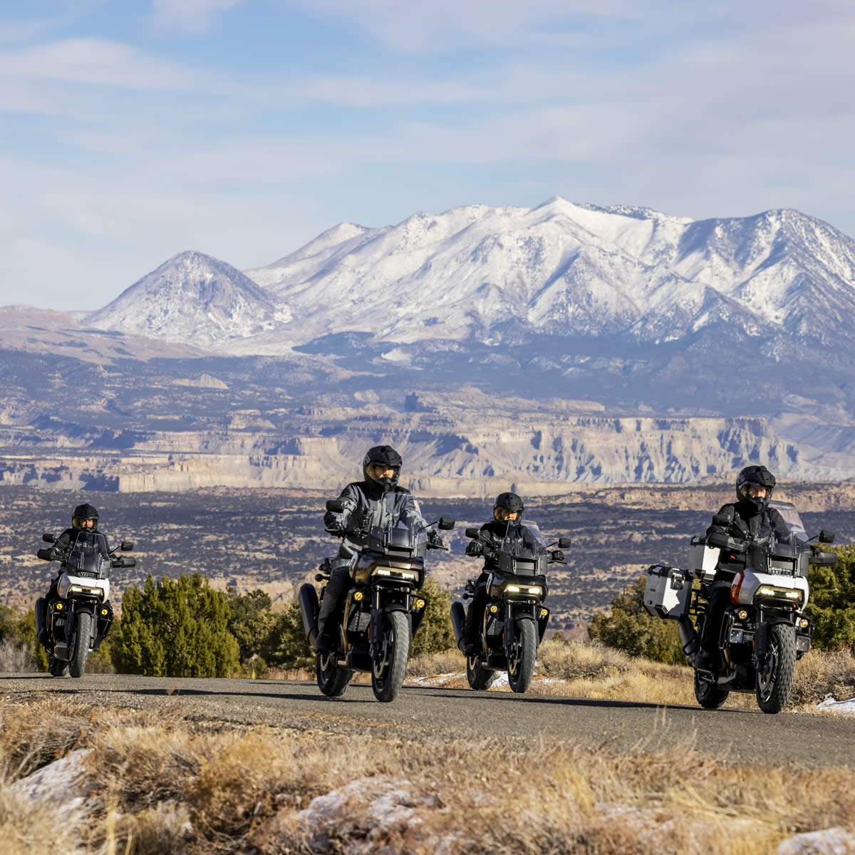 A view of the 10th annual Great Loop Motorcycle Ride