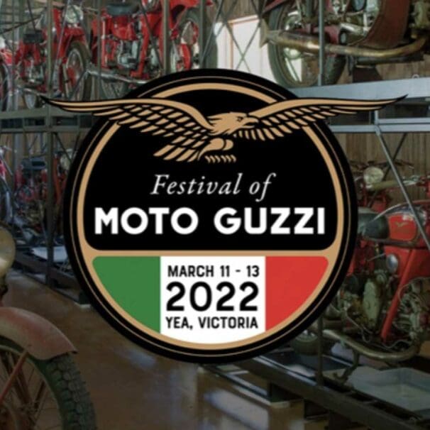 A view of the Moto Guzzi machines that will be on display in AU at the Festival of Moto Guzzi