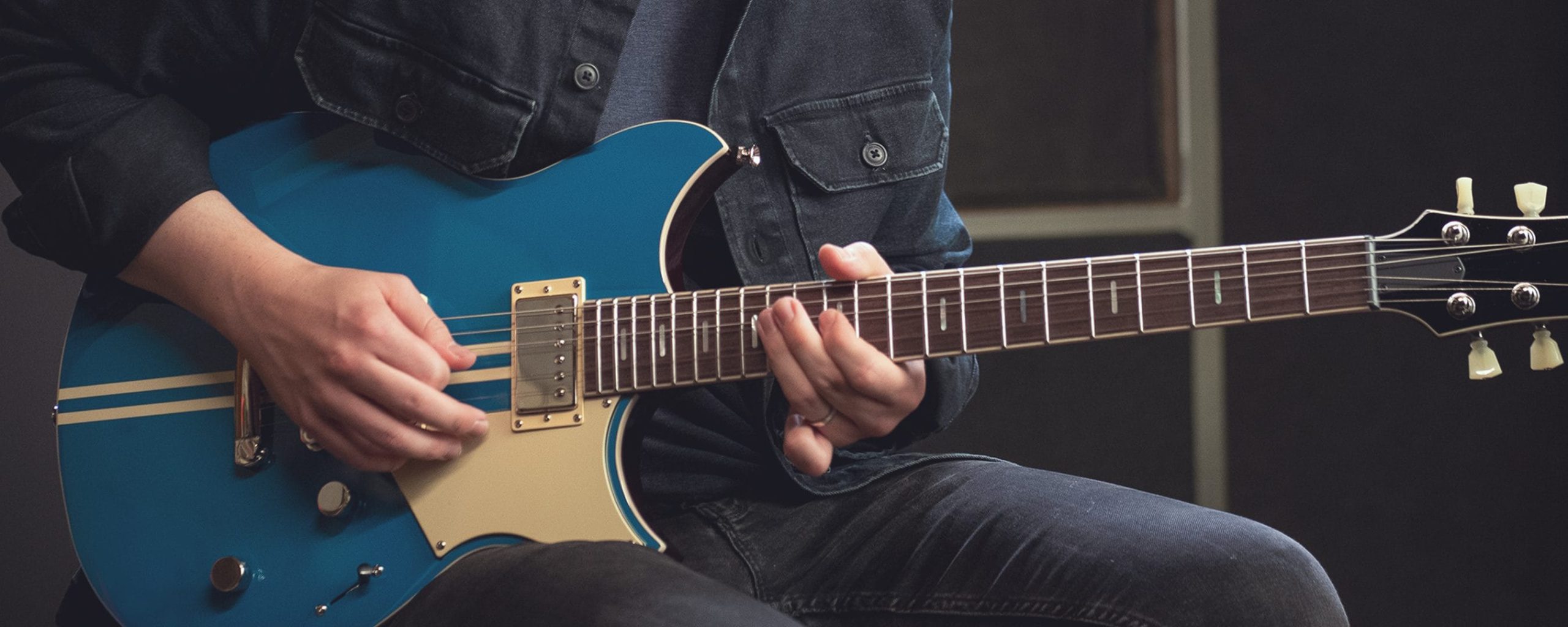 A view of the cafe racer-inspired guitars courtesy of Yamaha Corporation, which have gotten a refresh for 2022