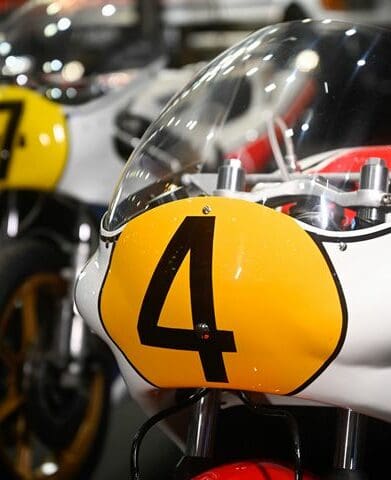 A view of the classic motorcycles that will be present at the Yamaha Racing Heritage Club that started a year ago at EICMA 2021