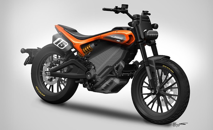 A view of the LiveWire ONE electric motorcycle