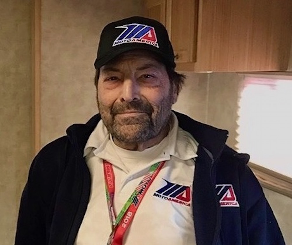 A view of MotoAmerica's late director, Dr. Raymond Rossi 