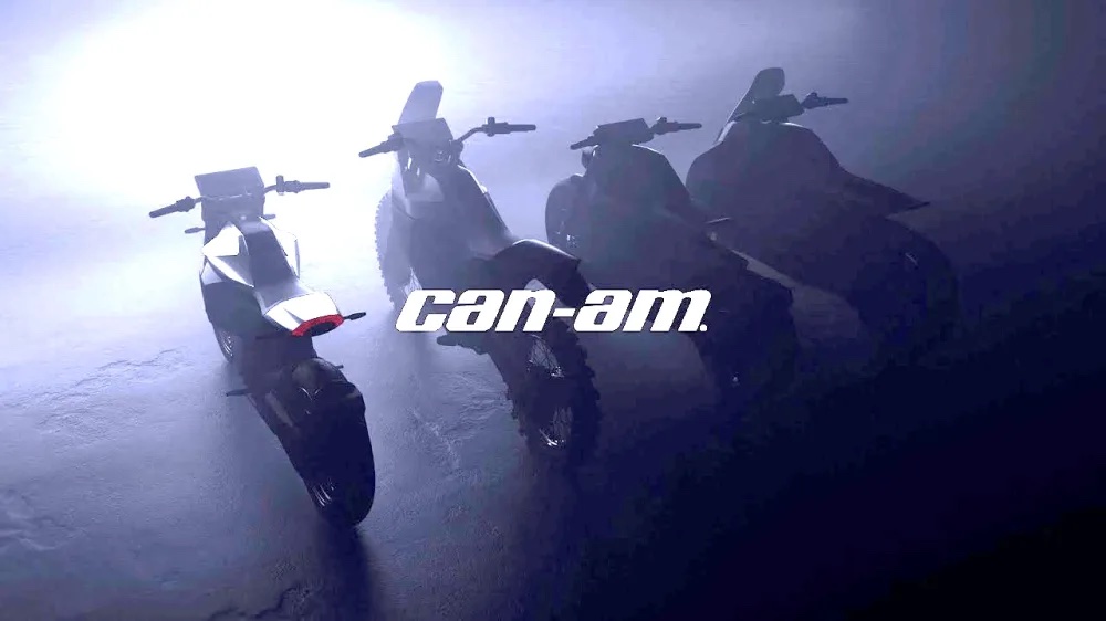 A view of Can Am's concept lineup that was revealed back in 2019, as well as the patents found showcasing a new EV platform and the teaser image revealed by the advertisement released today