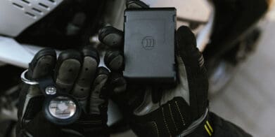 A view of the GPS tracking device from Monimoto