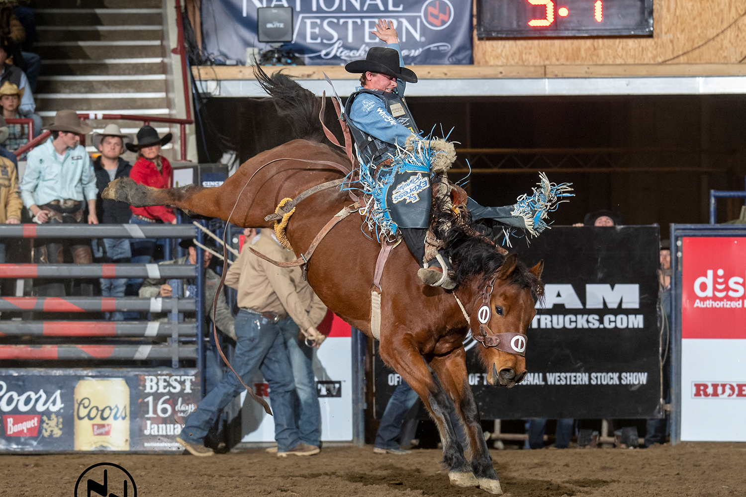 Athletes connected to the national western stock show rodeos