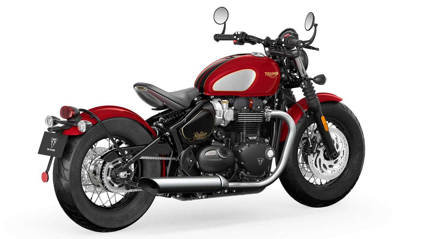 2022 Triumph Bonneville Bobber Gold Line