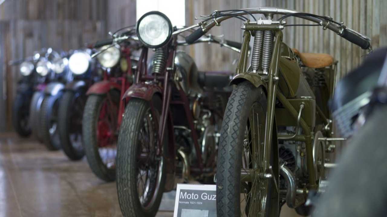 A view of the Moto Guzzi machines that will be on display in AU at the Festival of Moto Guzzi