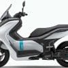 A view of the all-new Yamaha E01 Scooter, currently headed for Japan with future debuts in the EU and the rest of Asia