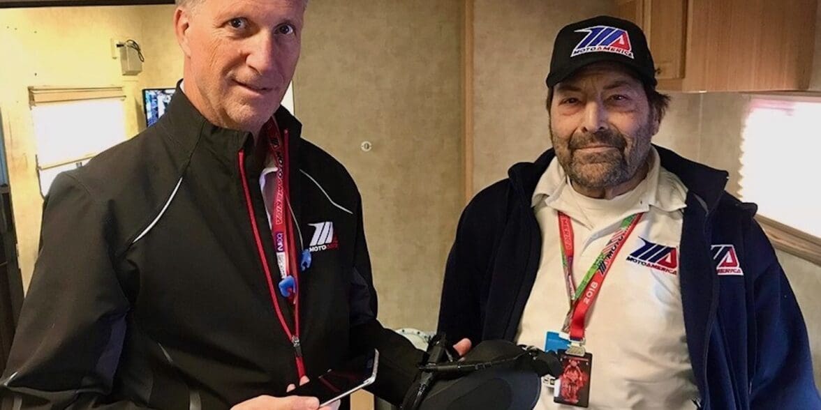 A view of MotoAmerica's late director, Dr. Raymond Rossi