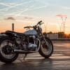 A view of the custom The Kawasaki W650 ‘Skin Milk’, Courtesy of Bad Winners