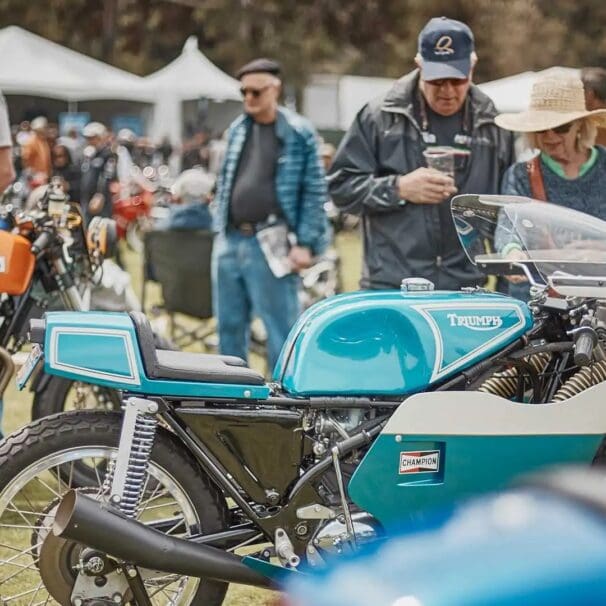 A view of the Quail motorcycle gathering