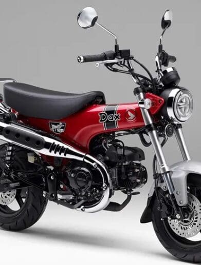A view of the all-new Honda Dax!, which has just made an EU debut after a 41-year retirement