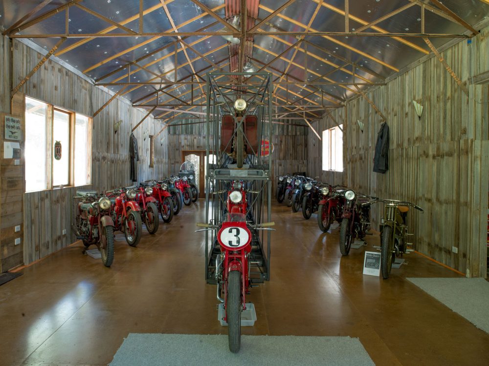 A view of the Moto Guzzi machines that will be on display in AU at the Festival of Moto Guzzi