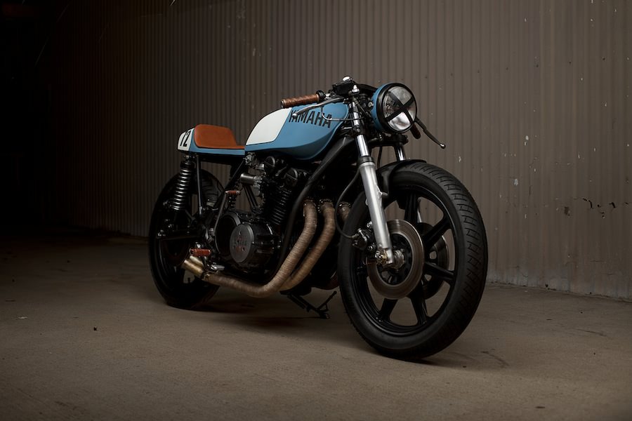 A view of the cafe racer-inspired guitars courtesy of Yamaha Corporation, which have gotten a refresh for 2022