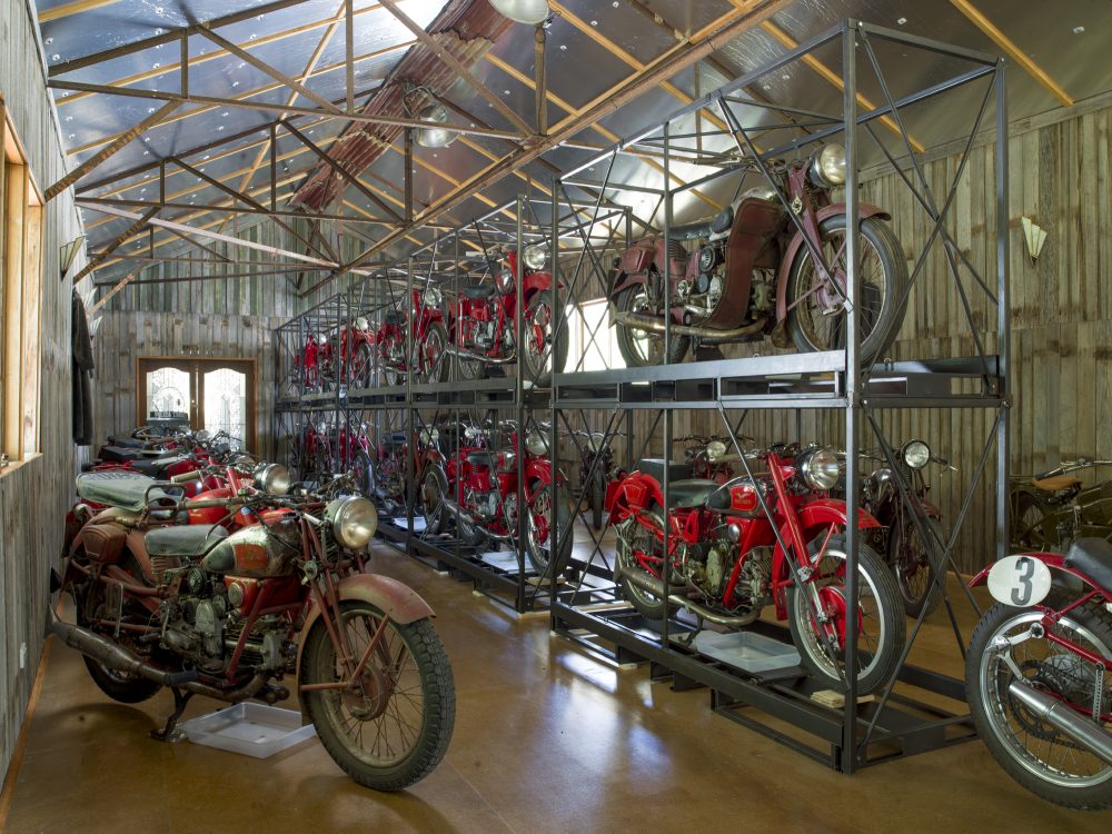 A view of the Moto Guzzi machines that will be on display in AU at the Festival of Moto Guzzi