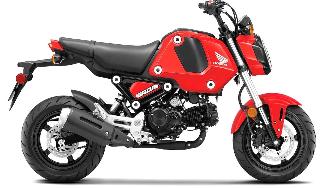 A side view of the 2023 Grom