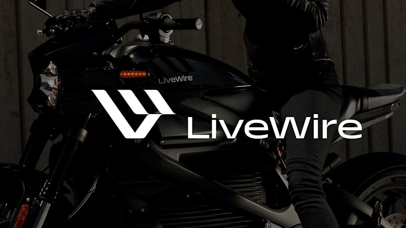 A view of the LiveWire ONE electric motorcycle