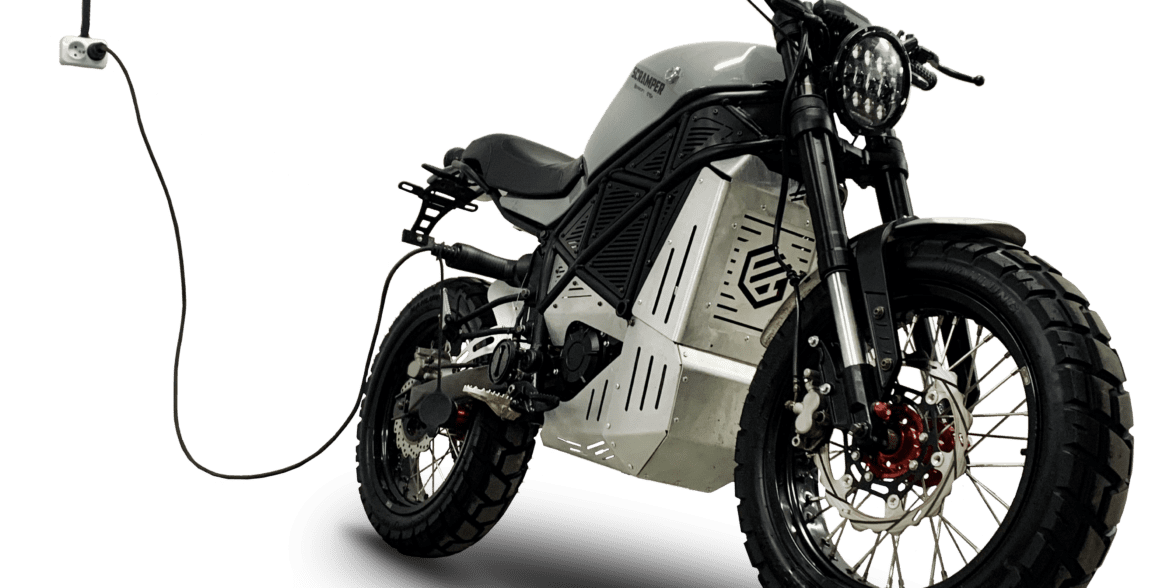 ScrAmper Ukrainian Spirit of Freedom in an Electric Motorcycle