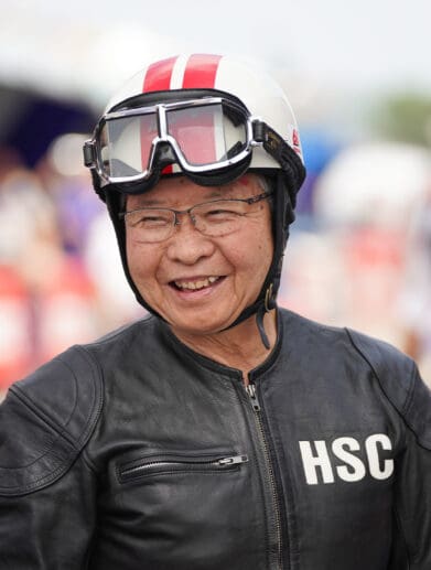 A view of Kimitsu Takahashi, racer for Honda and a brilliant legend in his own right. Takahashi passed away on March 16th of this year, survived by his brilliant legacy.