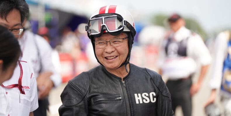 A view of Kimitsu Takahashi, racer for Honda and a brilliant legend in his own right. Takahashi passed away on March 16th of this year, survived by his brilliant legacy.