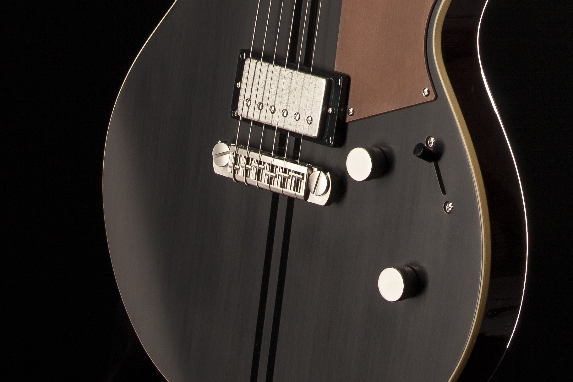 A view of the cafe racer-inspired guitars courtesy of Yamaha Corporation, which have gotten a refresh for 2022