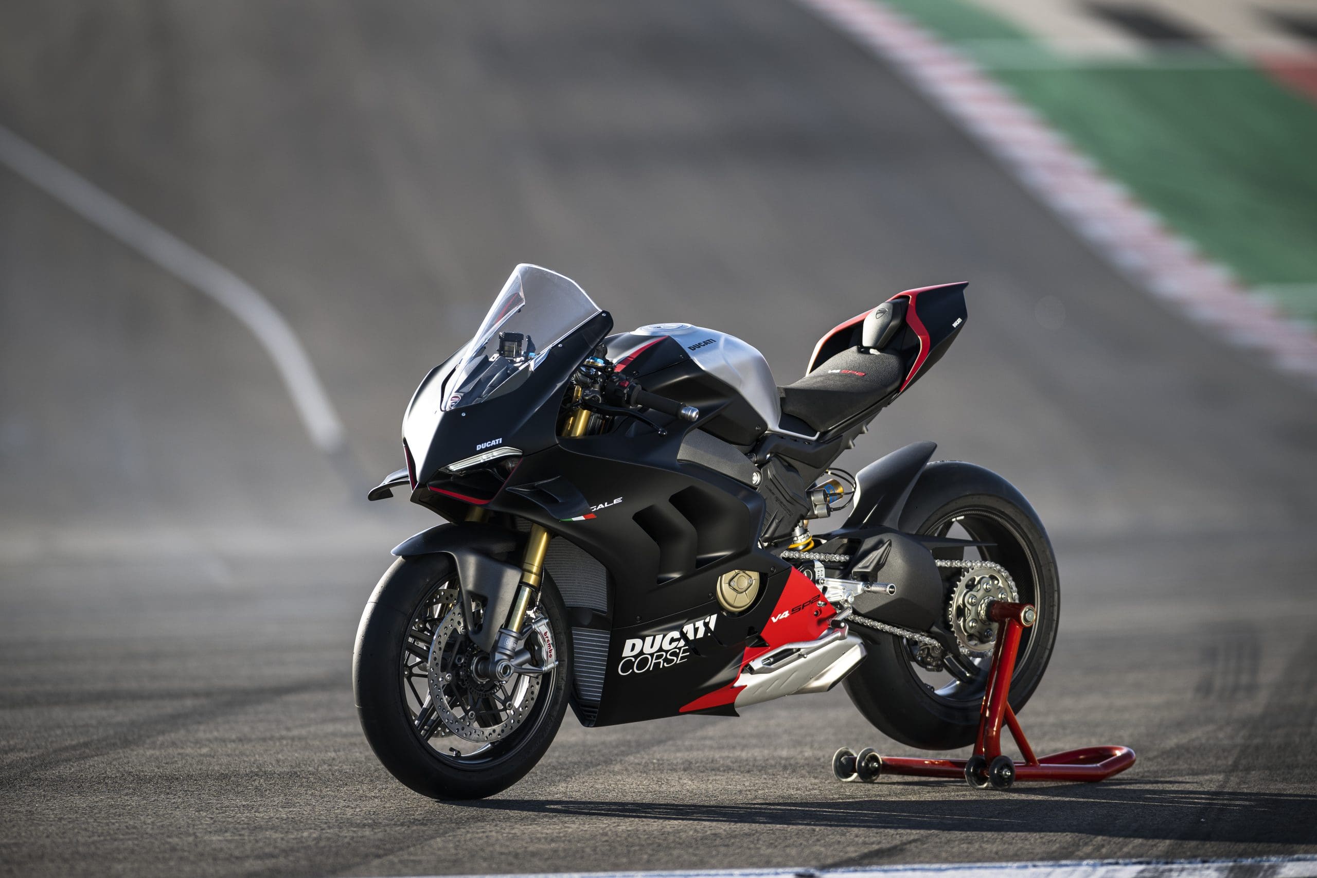 A view of the bike revealed as a part of the ninth episode of the Ducati World Premiere series - the Panigale V4 SP2