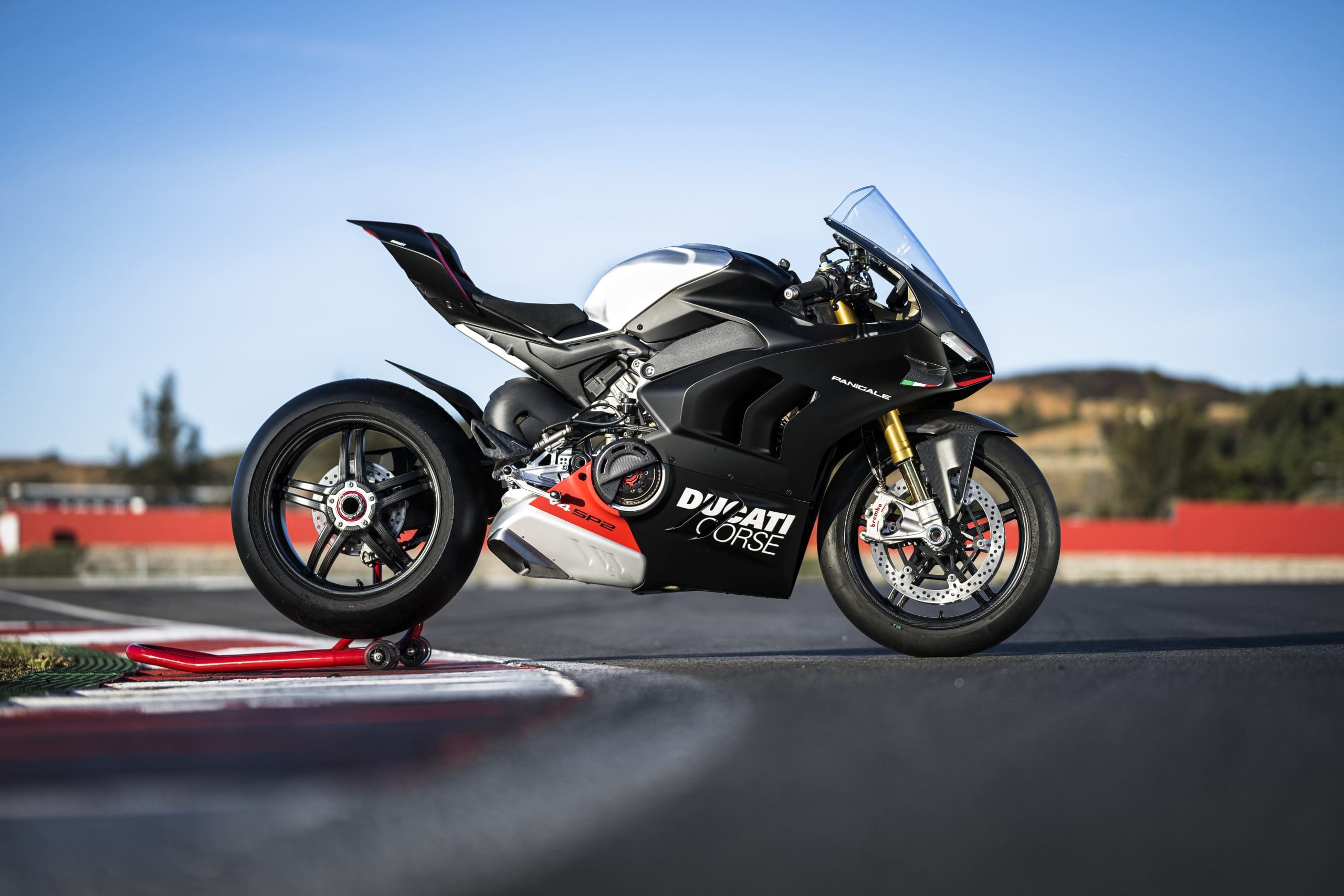 A view of the bike revealed as a part of the ninth episode of the Ducati World Premiere series - the Panigale V4 SP2