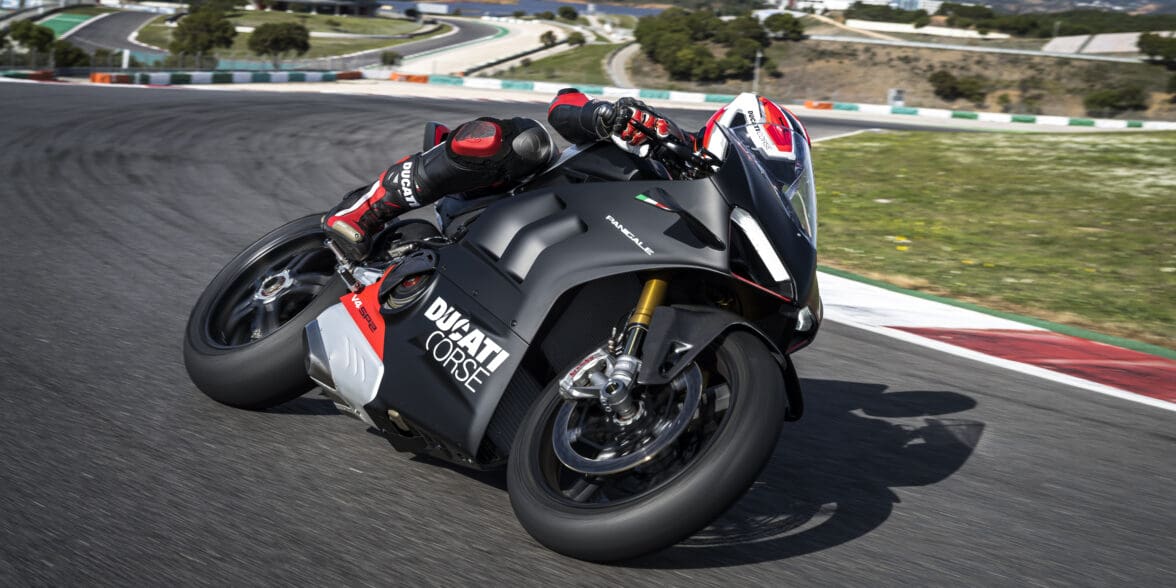 A view of the bike revealed as a part of the ninth episode of the Ducati World Premiere series - the Panigale V4 SP2