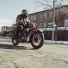 A view of the all-new 1929 Indian Four that features an electric powertrain