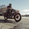 A view of the all-new 1929 Indian Four that features an electric powertrain