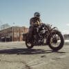 A view of the all-new 1929 Indian Four that features an electric powertrain