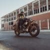 A view of the all-new 1929 Indian Four that features an electric powertrain