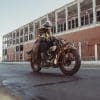 A view of the all-new 1929 Indian Four that features an electric powertrain