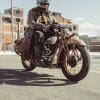 A view of the all-new 1929 Indian Four that features an electric powertrain