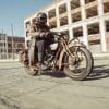 A view of the all-new 1929 Indian Four that features an electric powertrain