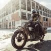 A view of the all-new 1929 Indian Four that features an electric powertrain