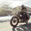 A view of the all-new 1929 Indian Four that features an electric powertrain