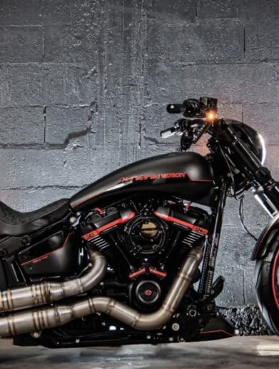 A view of the 2018 Breakout that was recently regurgitated by custom bike shop MELK